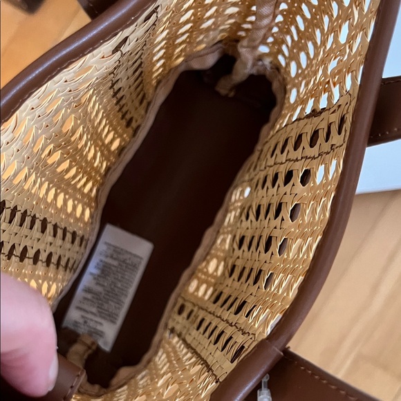 J. Crew Rattan Mini Tote - Picture 4 of 11